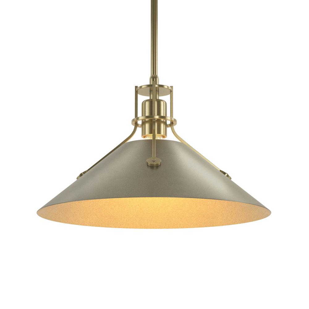 Henry Medium Steel Shade Pendant