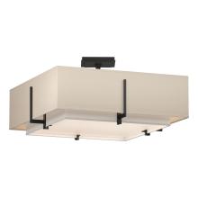  126510-SKT-10-SF1605-SA2012 - Exos Square Double Shade Semi-Flush