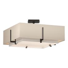  126510-SKT-14-SF1605-SA2012 - Exos Square Double Shade Semi-Flush