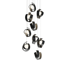 Hubbardton Forge 131099-SKT-LONG-10-GG0711 - Riza 9-Light Pendant