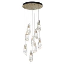 Hubbardton Forge 131101-SKT-LONG-86-CR - Luma 9-Light Large Crystal Pendant