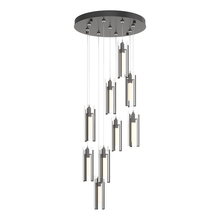 Hubbardton Forge 131104-SKT-STND-14-ZM0065 - Exos Glass 9-Light Pendant