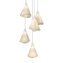  131122-SKT-LONG-02-SH1987 - Mobius 5-Light Pendant