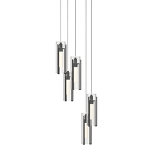  131124-SKT-LONG-89-ZM0065 - Exos Glass 5-Light Pendant