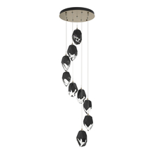 Hubbardton Forge 131141-SKT-LONG-84-BP0755 - Chrysalis 9-Light Large Crystal Pendant