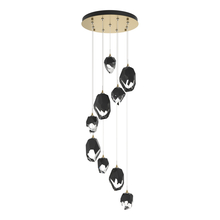 Hubbardton Forge 131142-SKT-STND-86-BP0756 - Chrysalis 9-Light Mixed Crystal Pendant