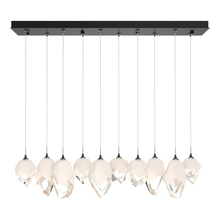 Hubbardton Forge 131145-SKT-LONG-89-WP0756 - Chrysalis 10-Light Mixed Crystal Pendant