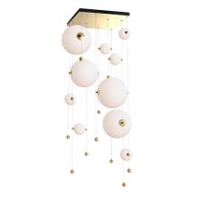 Hubbardton Forge 139051-LED-STND-86-GG0694 - Abacus 10-Light Square LED Pendant