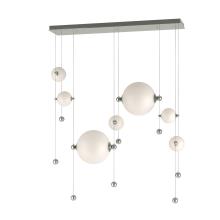 Hubbardton Forge 139054-LED-STND-85-GG0694 - Abacus 7-Light Double Linear LED Pendant