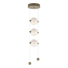 Hubbardton Forge 139059-LED-STND-84-GG0668 - Abacus 3-Light LED Pendant