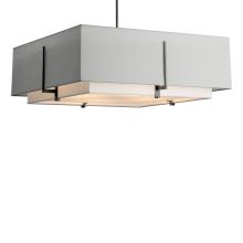 Hubbardton Forge 139635-SKT-MULT-20-SF2012-SJ2401 - Exos Square Large Double Shade Pendant