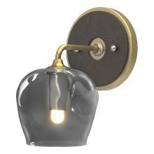 Hubbardton Forge 201340-SKT-86-14-YL0709 - Ume 1-Light Curved Arm Bath Sconce