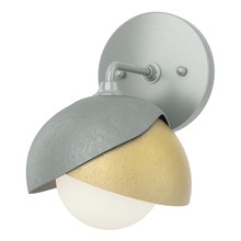 Hubbardton Forge 201374-SKT-82-86-GG0711 - Brooklyn 1-Light Double Shade Bath Sconce