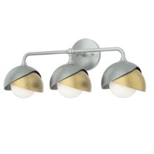 Hubbardton Forge 201375-SKT-82-86-GG0711 - Brooklyn 3-Light Double Shade Bath Sconce