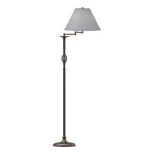 Hubbardton Forge 242160-SKT-05-SL1655 - Twist Basket Swing Arm Floor Lamp