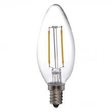 Standard Products 65671 - LED Filament Lamp B11 E12 Base 2.8W 120V 27K Clear Vertical Dim Standard