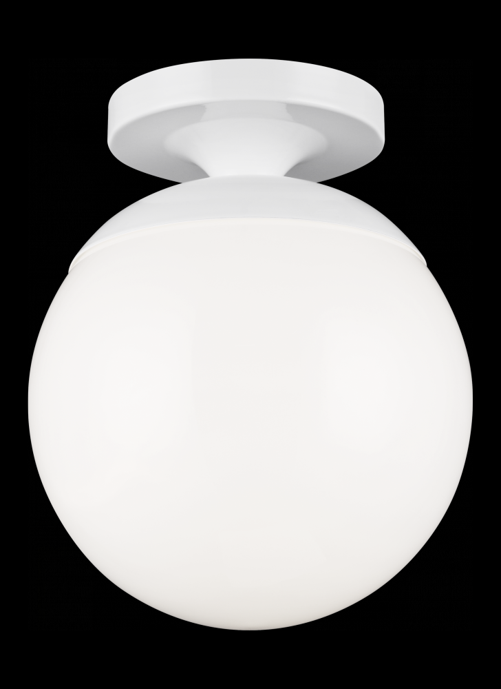 Leo - Hanging Globe One Light Wall / Ceiling Semi-Flush Mount