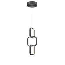 Dainolite PTY-1522LEDP-MB - 20W Pendant, MB w/ WH Silicone Diff