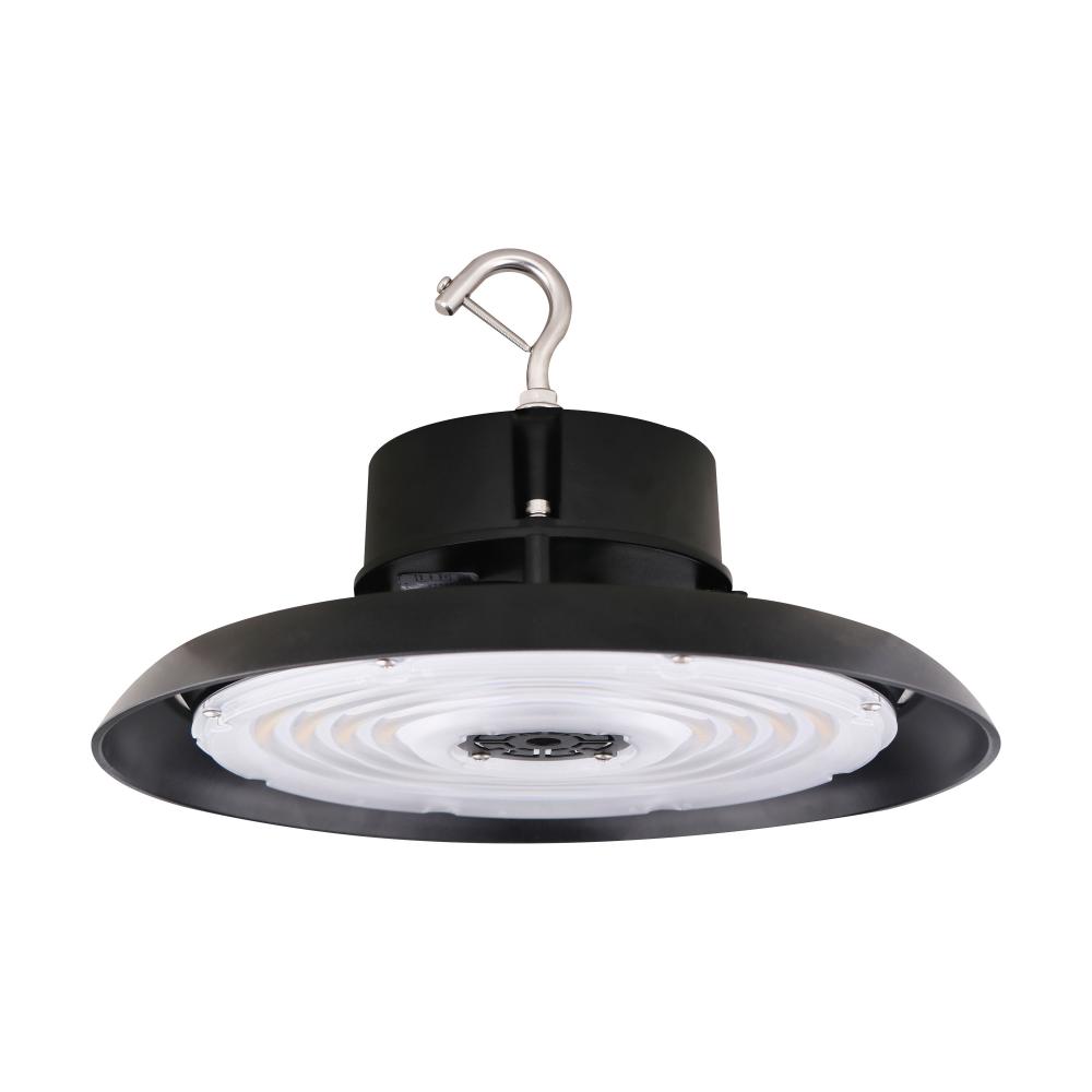 200W UFO LED High Bay; 28000 Lumens; 4000K; 120-277 Volt; 0-10V Dimmable; Black Finish