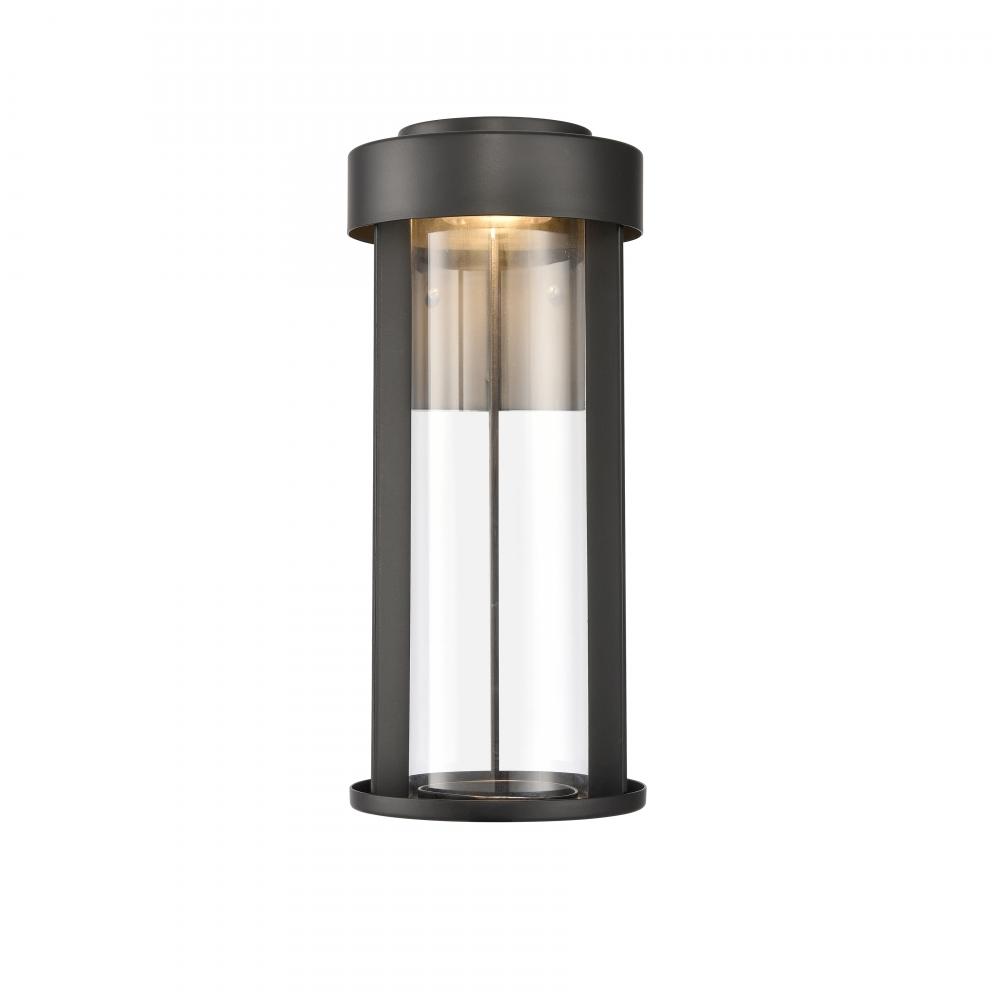 Brillis 13.75'' High 1-Light Outdoor Sconce - Matte Black