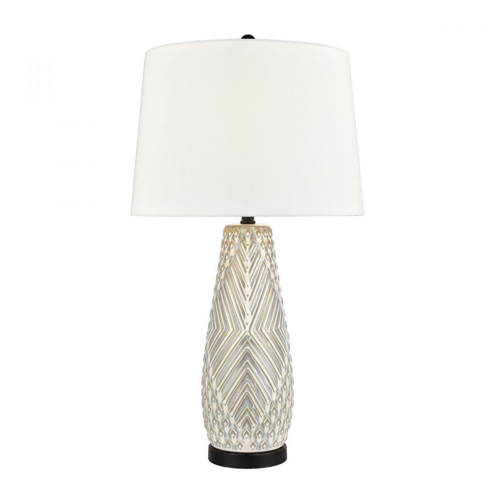 Whitland 30'' High 1-Light Table Lamp - Gray