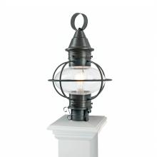  1711-GM-CL - American Onion 19'' High 1-Light Outdoor Post Light - Gun Metal