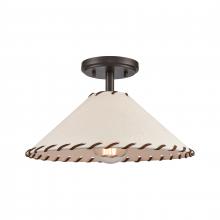 ELK Home 90270/1 - Marion 14'' Wide 1-Light Semi Flush Mount - Oil Rubbed Bronze