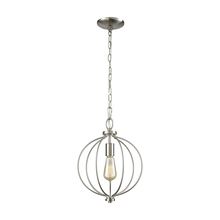 ELK Home CN15712 - Thomas - Williamsport 11'' Wide 1-Light Mini Pendant - Brushed Nickel