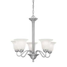 ELK Home SL881178 - Thomas - Riva 25'' Wide 5-Light Chandelier - Brushed Nickel