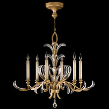  762640ST - Beveled Arcs 37"W Round Chandelier