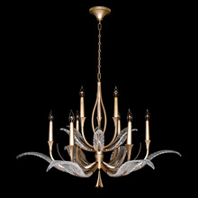 Fine Art Handcrafted Lighting 893640-2ST - Plume 45"W Round Chandelier